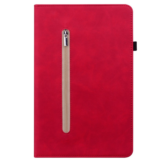Tok Samsung Galaxy Tab A7 Lite, Wallet Pen Slot, piros