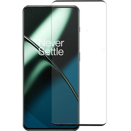 3D edzett üveg OnePlus 11 5G készülékhez, fekete