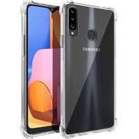 Telefontok a Samsung Galaxy A20S, Dropproof, átlátszó