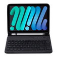 Bluetooth billentyűzetet tartalmazó tok iPad mini 8.3" 2021 (6 gen.) / iPad mini 8.3" 2024 (7 gen.), fekete