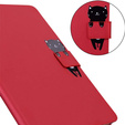 Tok iPad 10.2" 2021/2020/2019 (9/8/7 gen.), pánttal, animal, piros