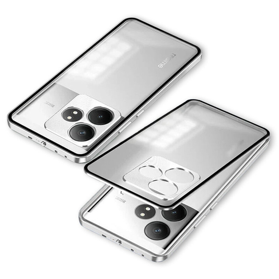 Tok az Realme GT 6 / 6T, Frame Case, ezüst