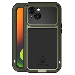 Love Mei Telefontok a iPhone 14, armored with glass, zöld