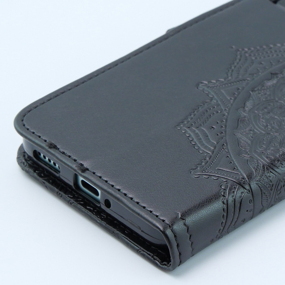 Pattintható tok a Xiaomi 13T / 13T Pro, Mandala, fekete