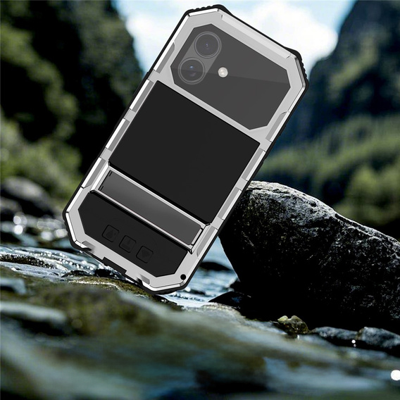 R-JUST páncélozott tok állvánnyal iPhone 17-hez