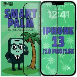 5D Full Glue Smart Palm edzett üveg iPhone 13/13 Pro/16e készülékekhez