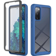 Tok Samsung Galaxy S20 FE készülékhez, Shockproof, fóliával, sötétkék