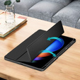 Tok Xiaomi Pad 6S Pro 12.4, Smartcase Hybrid, tolltartó résszel, fekete