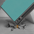 Tok Samsung Galaxy Tab S9 Plus, Smartcase tolltartóval, zöld