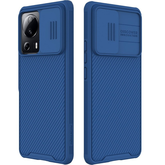 Tok Xiaomi 13 Lite, páncélozott Nillkin, CamShield Pro, kék
