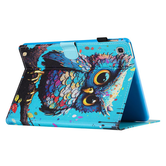 Tok Samsung Galaxy Tab A7 Lite, pánttal, owl