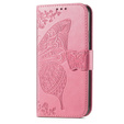 Pattintható tok a Oppo Reno8 T, Butterfly, rózsaszín