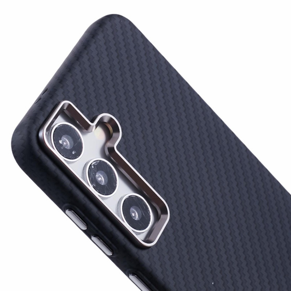 Tok Samsung Galaxy S25+ Plus, Carbon Fiber MagSafe, fekete
