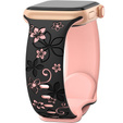 Szilikon szíj Apple Watch 1/2/3/4/4/5/6/7/8/9/SE 38/40/41/mm-es órához