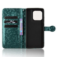 Flap tok Motorola Edge 60 / 60 Fusion, Wallet Rhombus, zöld
