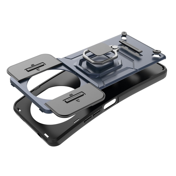 Telefontok a Xiaomi Redmi A3, KickStand Camera Lens, kék