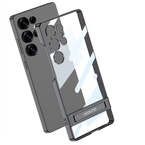 Tok Samsung Galaxy S25 Ultra, GKK Kickstand Hard Case, fekete