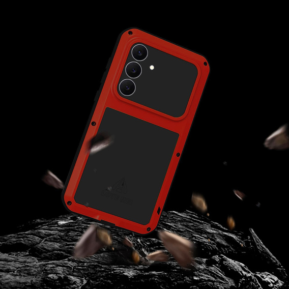 Páncélozott tok edzett üveggel Samsung Galaxy S25 FE készülékhez