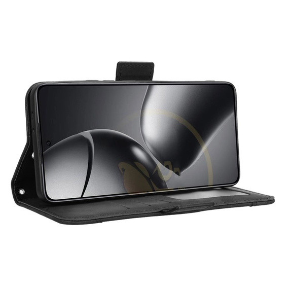 Pattintható tok a Xiaomi 14T Pro, Card Slot, fekete