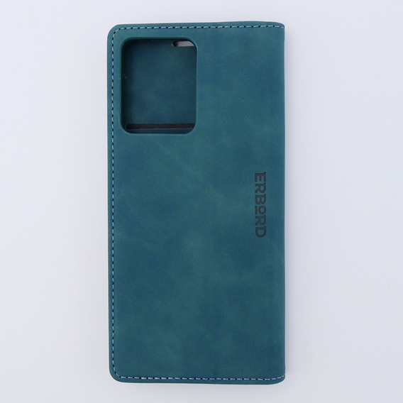 Telefontok a Xiaomi Redmi Note 12 4G, ERBORD Vintage, pénztárca patenttal, kék