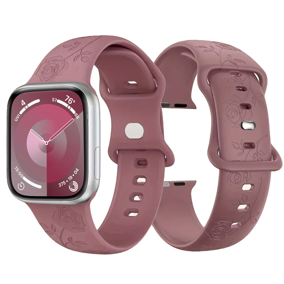 Szilikon szíj Apple Watch 1/2/3/4/4/5/6/7/8/9/SE/ULTRA/ULTRA 2 42/44/45/45/49MM órához