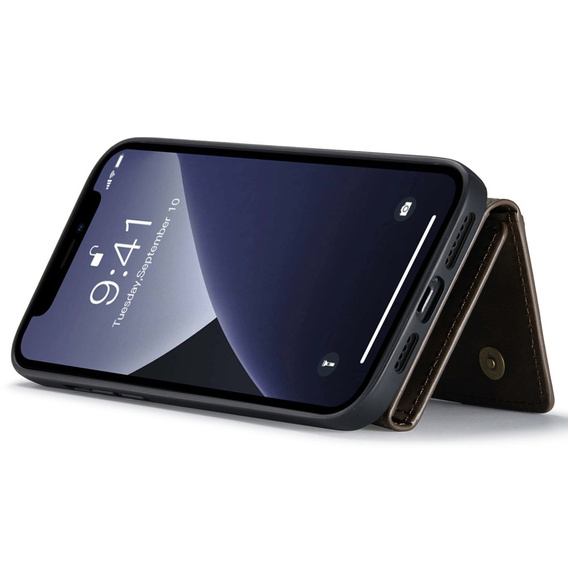 Telefontok a iPhone 14 Pro, DG.MING 2in1, kávé