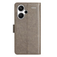 Pattintható tok a Xiaomi Redmi Note 13 Pro+, Butterfly, szürke