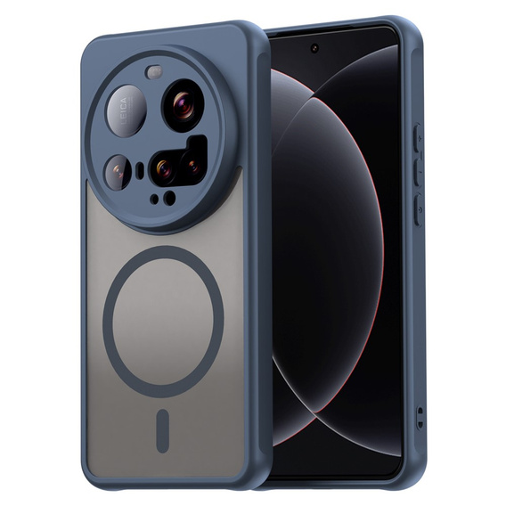 Tok Xiaomi 15 Ultra-hoz, MagSafe, ERBORD Matt Case, kék