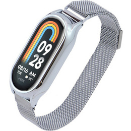 Milánói acél karkötő a Xiaomi Smart Band 10 / 9 / 8 készülékhez