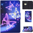 Telefontok a Samsung Galaxy Tab A7 10.4 2020 T500 T505, butterflies, lila