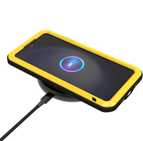 Páncélozott tok edzett üveggel Samsung Galaxy S25 FE készülékhez