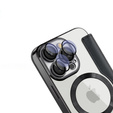 Pattintható tok a iPhone 16 Pro, RFID Wallet MagSafe CamShield, fekete