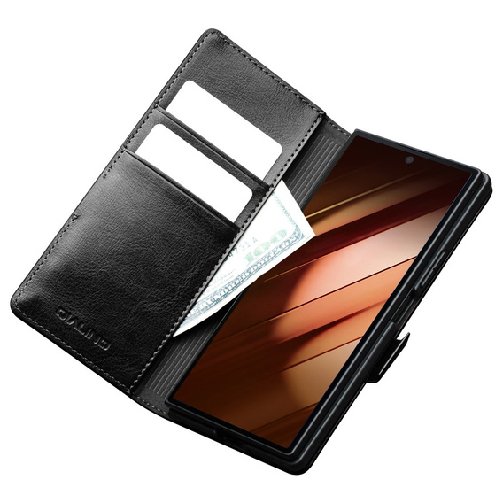 Bőr pénztárca tok állvány funkcióval Samsung Galaxy Z Fold7-hez