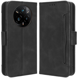 Pattintható tok a Realme 14 Pro+ 5G, Card Slot, fekete