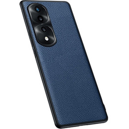 Bőr tok Honor 70 5G, leather hybrid, kék