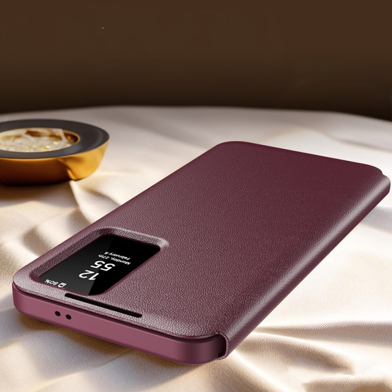 Flip tok Samsung Galaxy S25 Ultra, Smart View Wallet, bordó