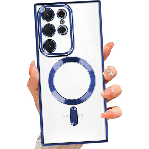 Telefontok a Samsung Galaxy S23 Ultra, MagSafe Hybrid, sötétkék