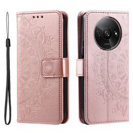 Pattintható tok a Xiaomi Redmi A3, Mandala, rózsaszín