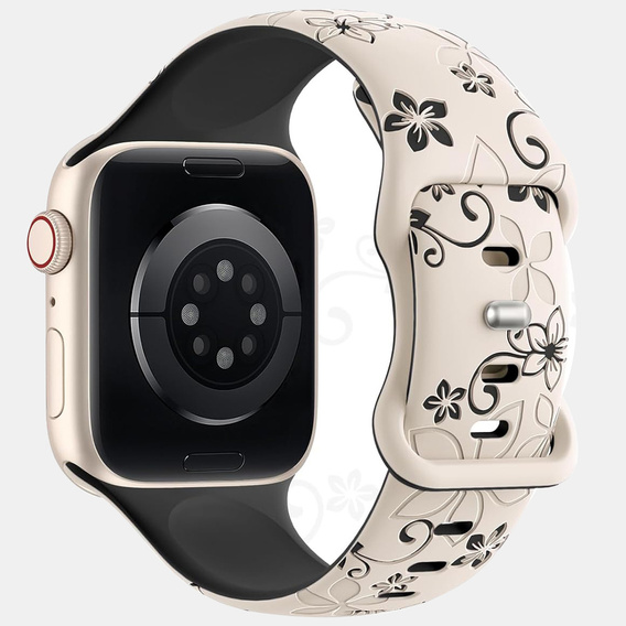 Szilikon szíj Apple Watch 1/2/3/4/4/5/6/7/8/9/SE 38/40/41/mm-es órához