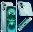 Tok a iPhone 16, Erbord Dropproof, átlátszó + Glass