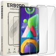 2x edzett üveg a Samsung Galaxy M21, ERBORD 9H Hard Glass a képernyőn