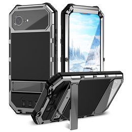 Páncélozott tok a iPhone 16E, R-JUST, ezüst