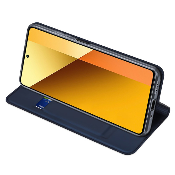 Dux Ducis Telefontok a Xiaomi Redmi Note 13 5G, Skinpro, sötétkék