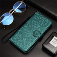 Flap tok Realme C71, Wallet Rhombus, zöld