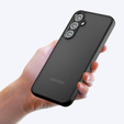 Tok Samsung Galaxy A35 5G, Fusion Hybrid, kameravédelemmel, átlátszó / fekete
