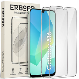 2x edzett üveg ERBORD 9H Hard Glass a képernyőn a Samsung Galaxy A16 5G