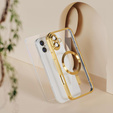 Tok iPhone 16-hoz, Electro MagSafe, arany + üveg a képernyőhöz
