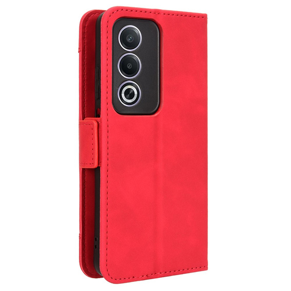 Pattintható tok a Oppo A80, Card Slot, piros