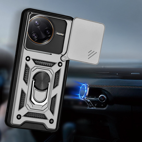 Telefontok a Xiaomi Poco F7 Pro, CamShield Slide, ezüst