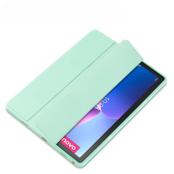 Tok Lenovo Tab M10 Plus 10.6 Gen 3 TB-125F TB-128F, Smartcase Hybrid, tolltartó résszel, zöld